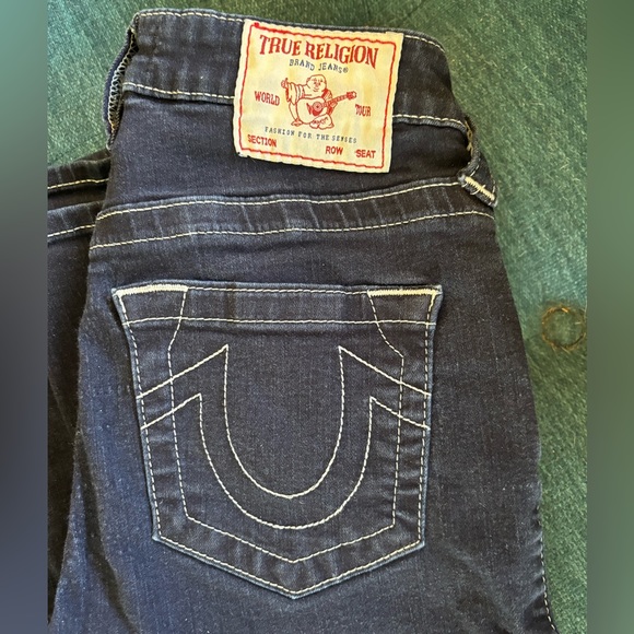 True Religion Becca Dark Wash 26 Waist 31 Inseam - Picture 1 of 7